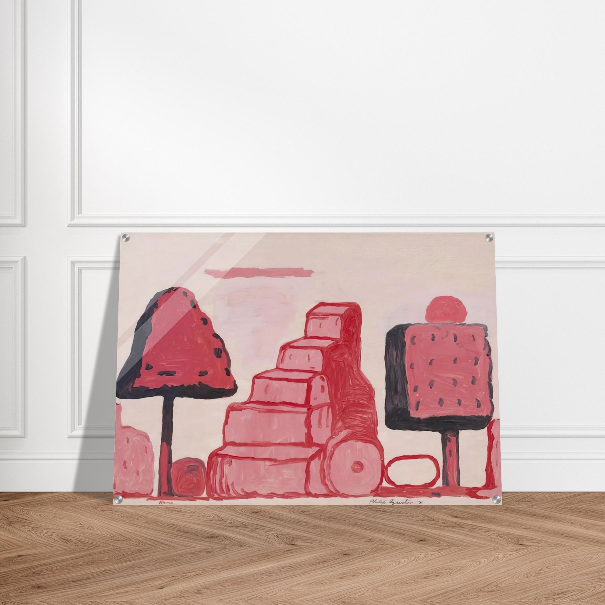 BOX TREE ROME - Philip Guston Acrylic Print - 70x100 cm / 28x40″ inches