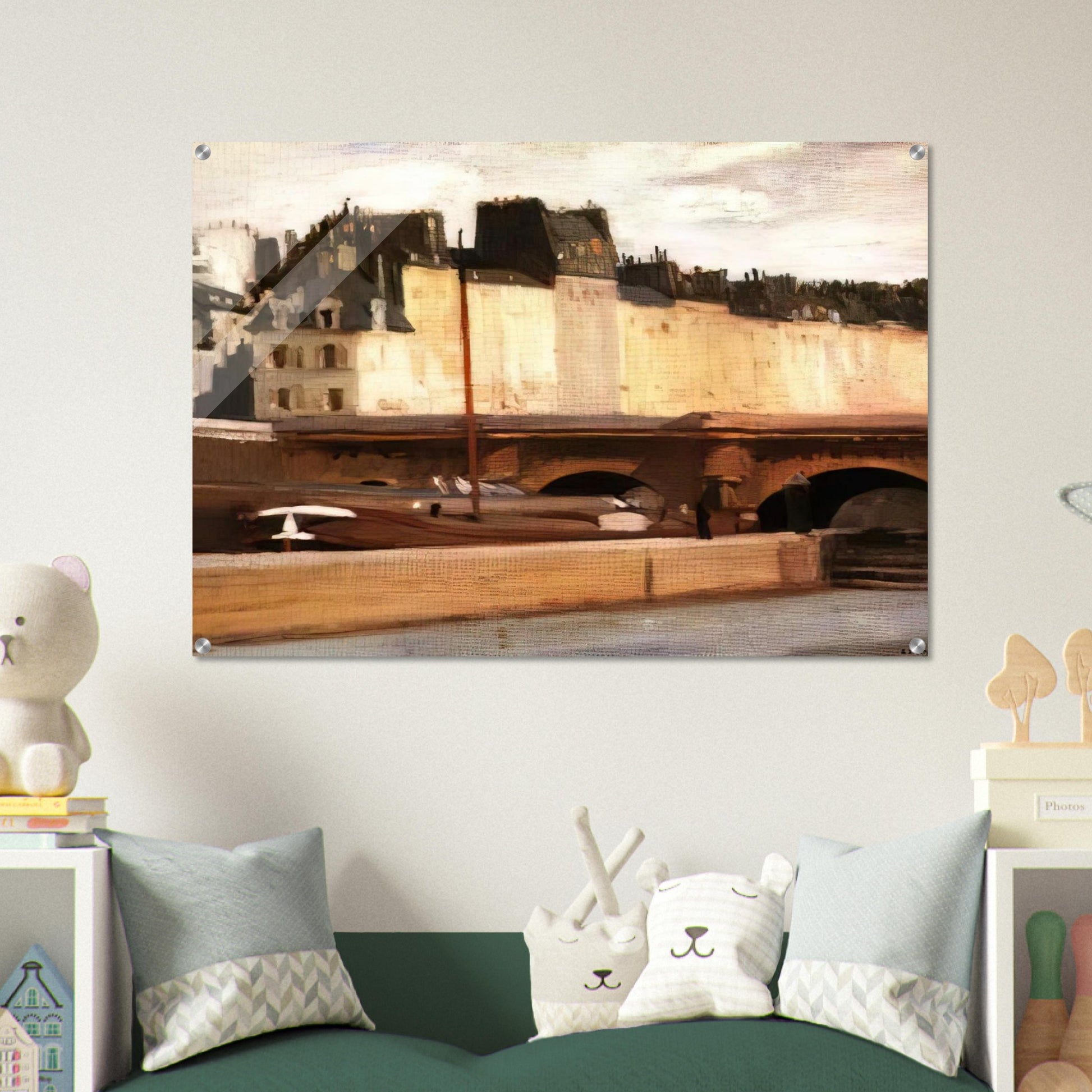 Écluse de la Monnaie - Edward Hopper Acrylic Print - 70x100 cm / 28x40″ inches