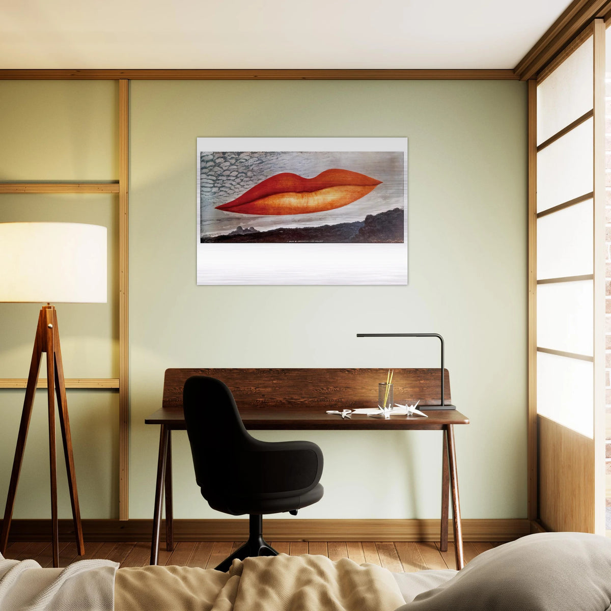 OBSERVATORY TIME THE LOVERS - Man Ray Brushed Aluminum Print - 70x100 cm / 28x40 inches | Man Ray Aluminum Print | Man Ray Prints