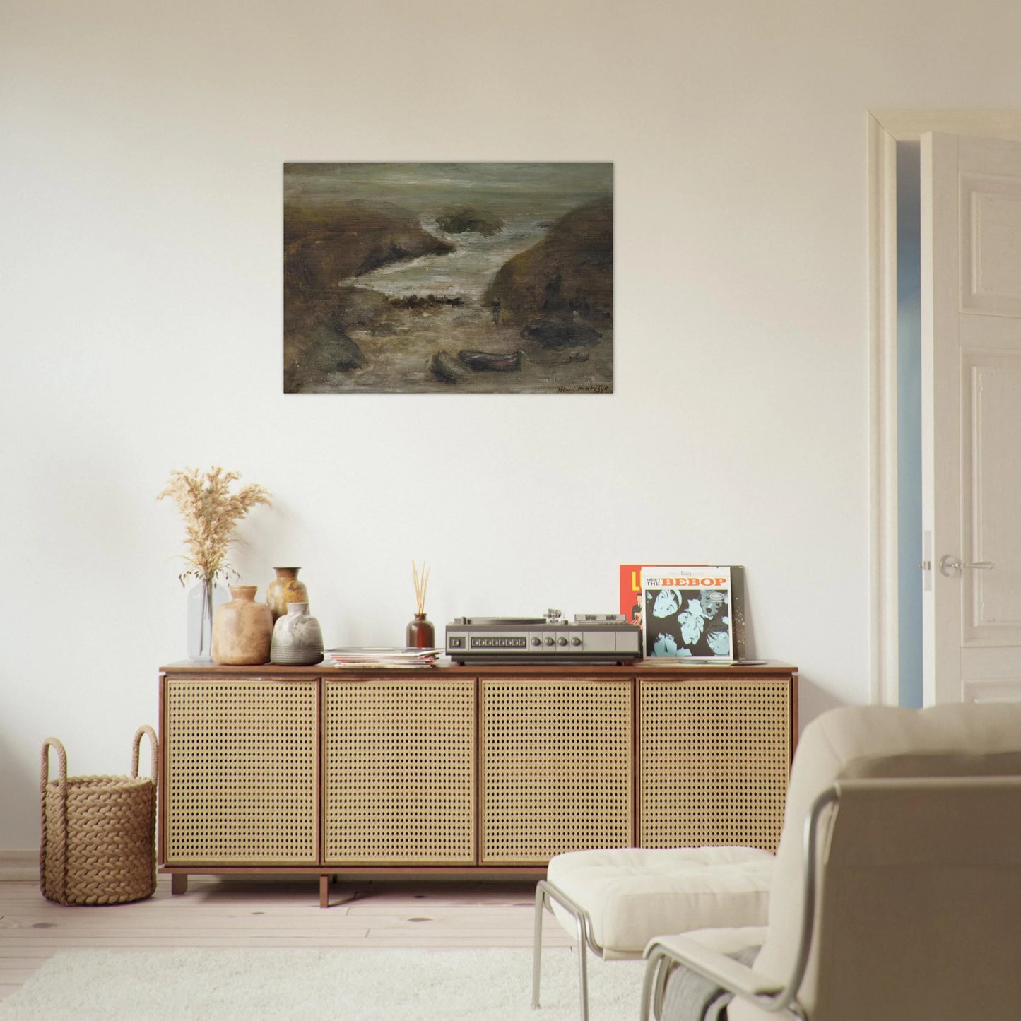 BELLE ILE 1896 1 - Henri Matisse Brushed Aluminum Print - 70x100 cm / 28x40 inches | Henri Matisse Aluminum Print | Henri Matisse Prints
