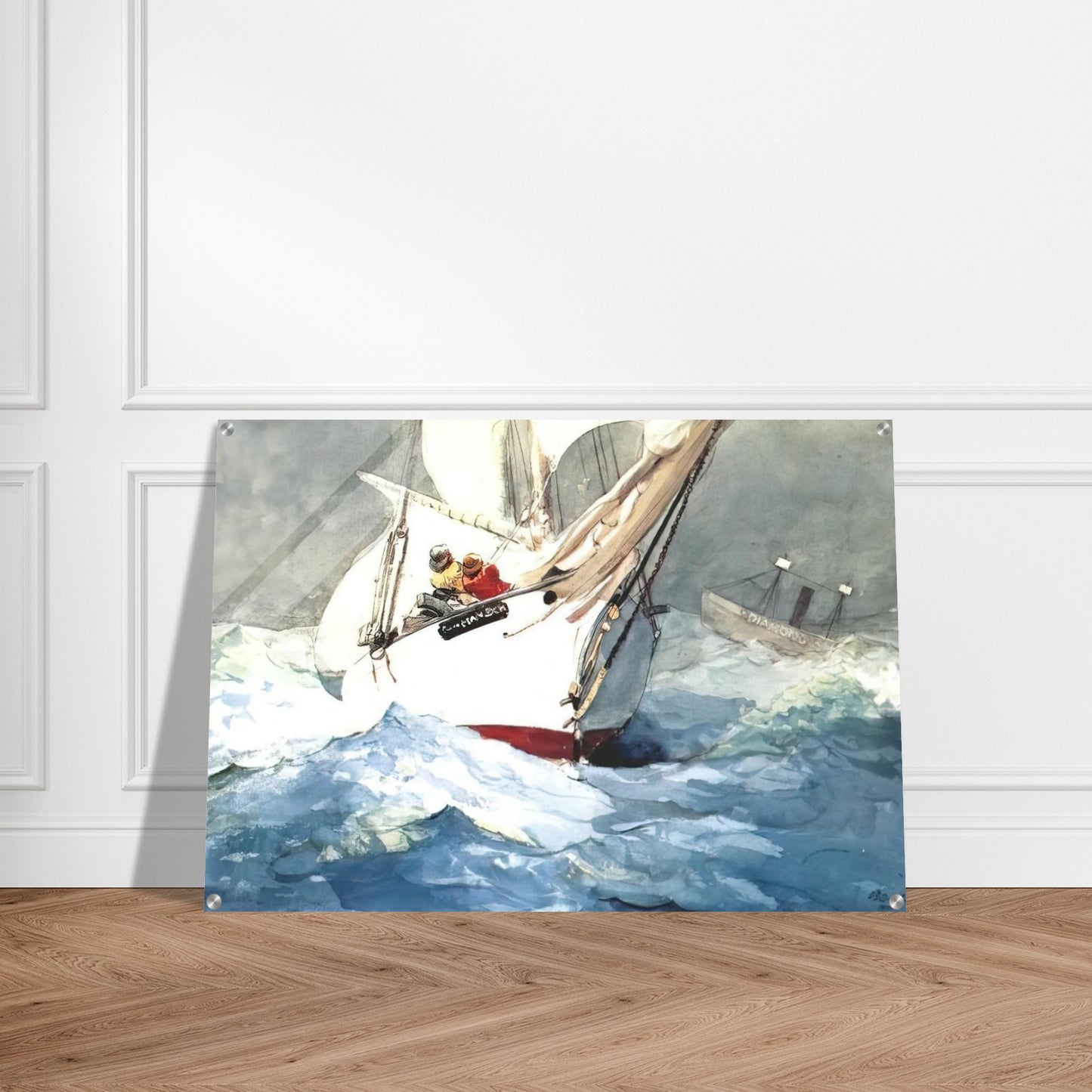 DIAMOND SHOAL - Winslow Homer Acrylic Print - 70x100 cm / 28x40″ inches