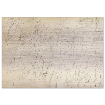The Geeks - Cy Twombly Brushed Aluminum Print - 70x100 cm / 28x40 inches | Cy Twombly Aluminum Print | Cy Twombly Prints