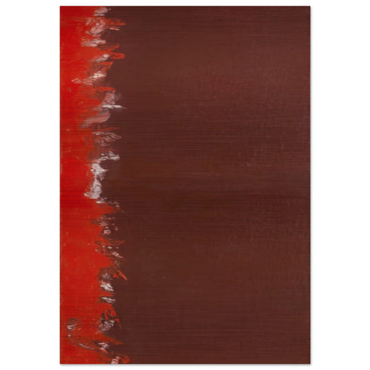 Untitled 3 - Barnett Newman Brushed Aluminum Print - 70x100 cm / 28x40 inches | Barnett Newman Aluminum Print | Barnett Newman Prints