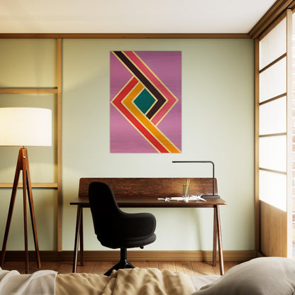 Comet I - Sam Gilliam Brushed Aluminum Print - 70x100 cm / 28x40 inches | Sam Gilliam Aluminum Print | Sam Gilliam Prints