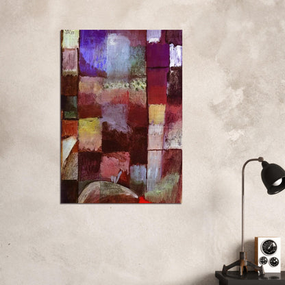 HAMAMET 1914 - Paul Klee Brushed Aluminum Print - 70x100 cm / 28x40 inches | Paul Klee Aluminum Print | Paul Klee Prints