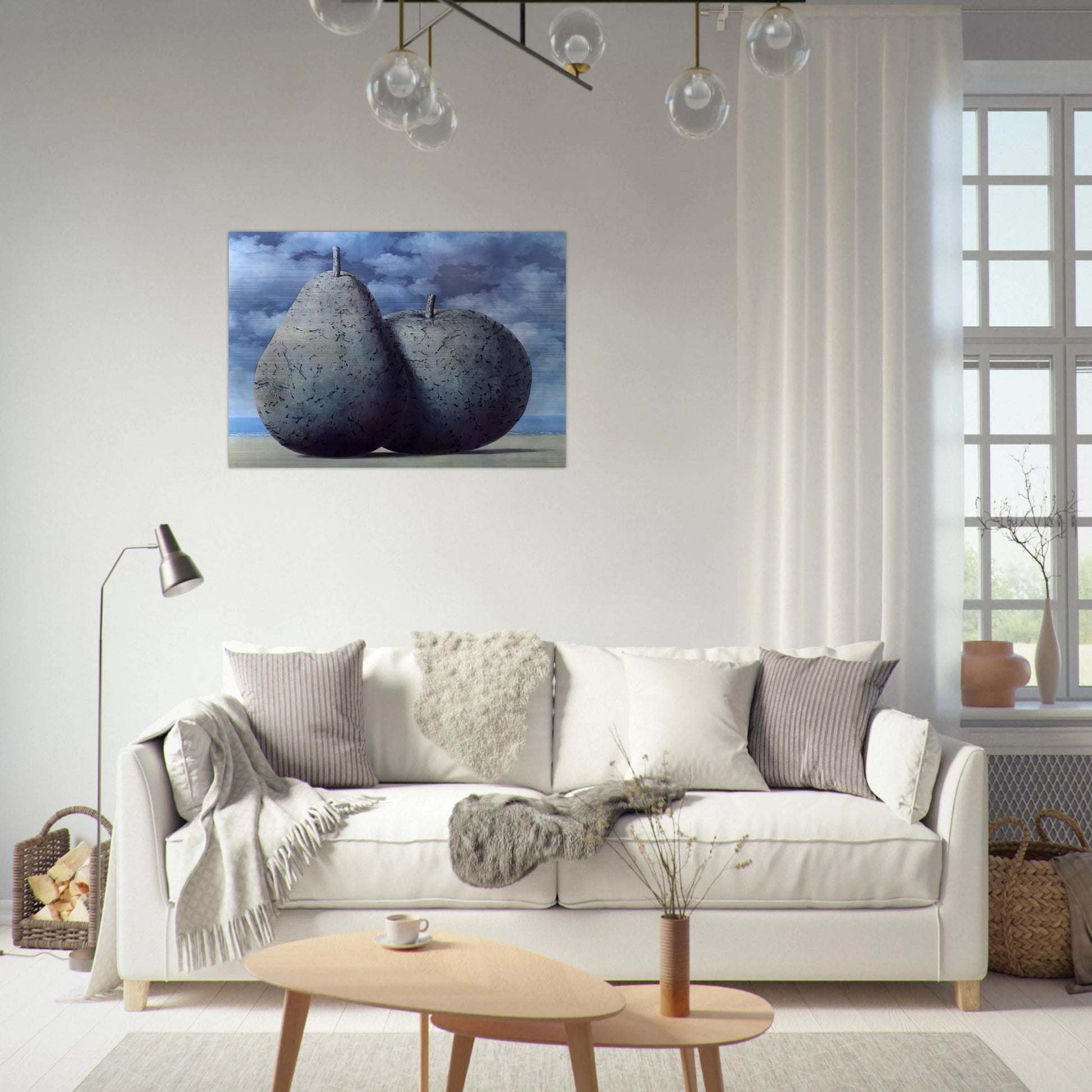 MEMORY OF A VOYAGE 1952 - Rene Magritte Brushed Aluminum Print - 70x100 cm / 28x40 inches | Rene Magritte Aluminum Print | Rene Magritte Prints