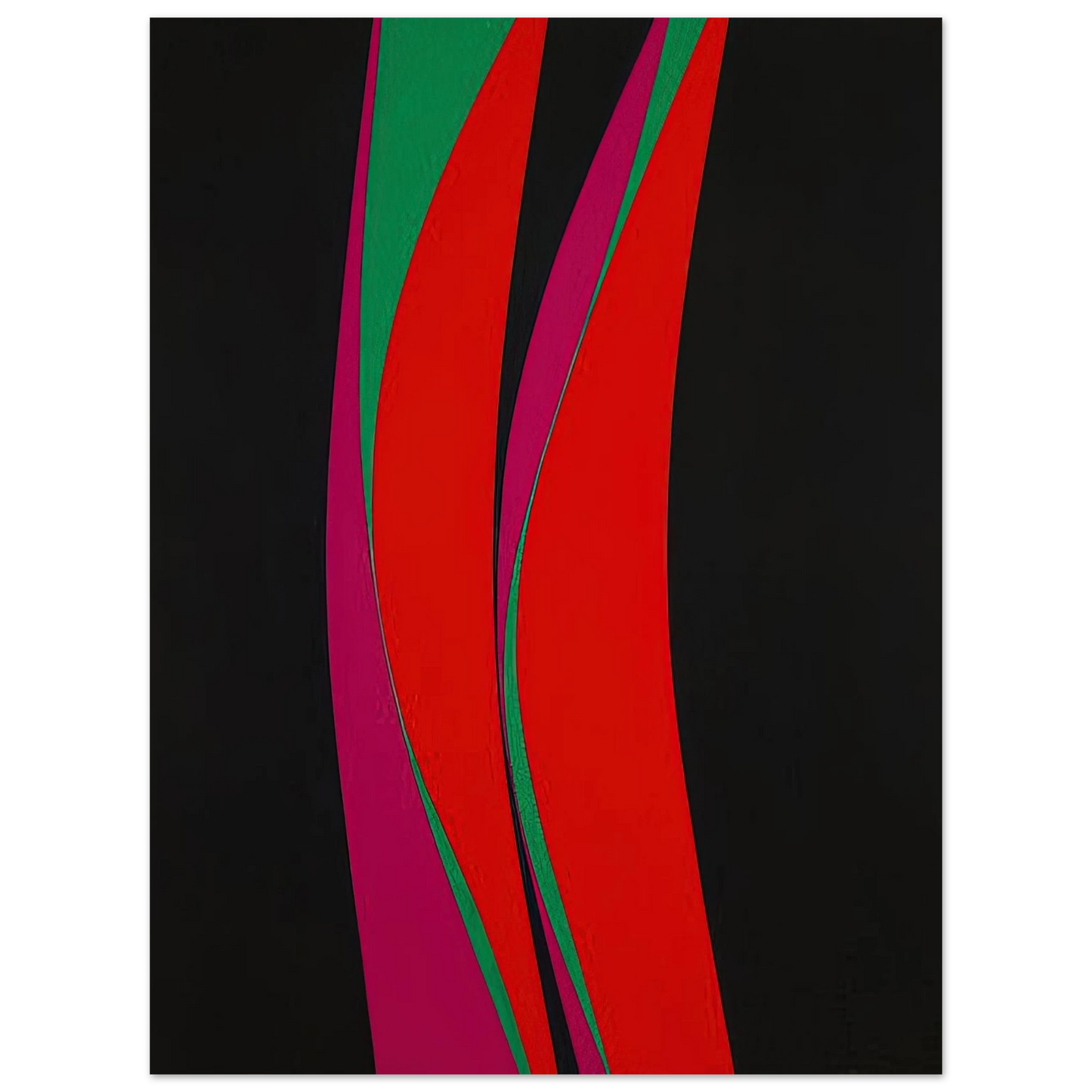 Lorser Feitelson - Untitled February 4 - 1967  75x100 cm / 30x40inches Fine Art Poster