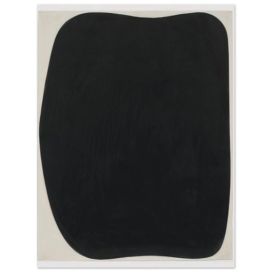 Ellsworth Kelly - Study for Black Ripe  75x100 cm / 30x40inches Fine Art Poster