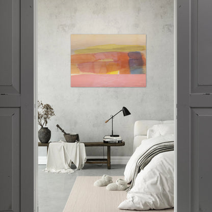 First Path - 1978 - Ronnie Landfield Brushed Aluminum Print - 70x100 cm / 28x40 inches | Ronnie Landfield Aluminum Print | Ronnie Landfield Prints