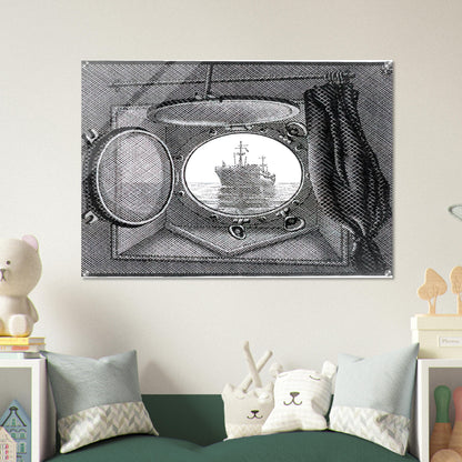 PORTHOLE - MC Escher Acrylic Print - 70x100 cm / 28x40″ inches | Maurits Cornelis Escher Prints
