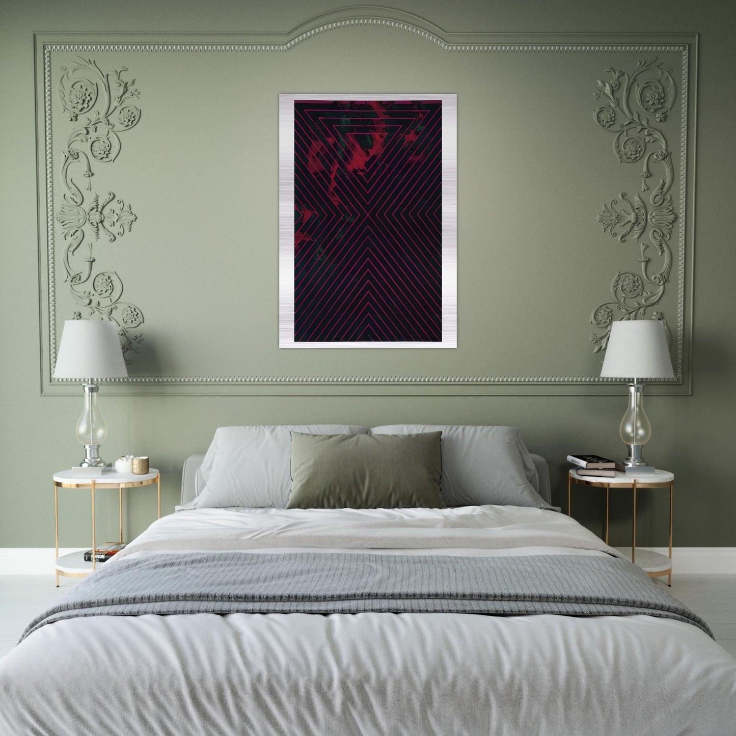 1418 1986 - Luis Feito Brushed Aluminum Print - 70x100 cm / 28x40 inches | Luis Feito Aluminum Print | Luis Feito Prints