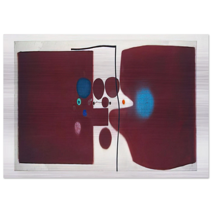 Brown Symphony - 1979 - Victor Pasmore Brushed Aluminum Print - 70x100 cm / 28x40 inches | Victor Pasmore Aluminum Print | Victor Pasmore Prints