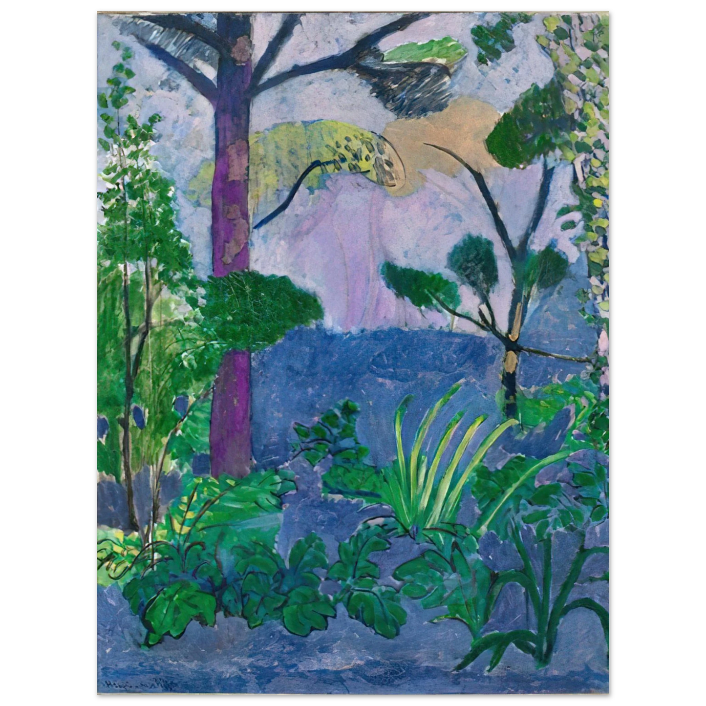 Henri Matisse - ACANTHUS MOROCCAN LANDSCAPE 1912  75x100 cm / 30x40inches Fine Art Poster