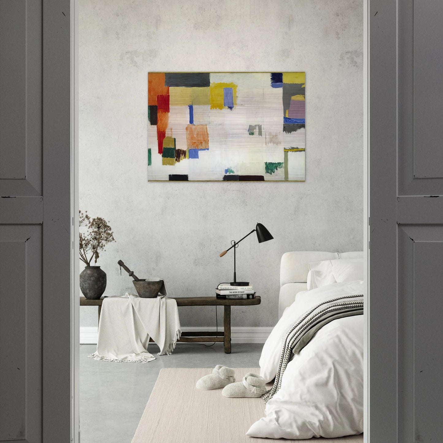 Untitled - 1956 - Giorgio Cavallon Brushed Aluminum Print - 70x100 cm / 28x40 inches | Giorgio Cavallon Aluminum Print | Giorgio Cavallon Prints