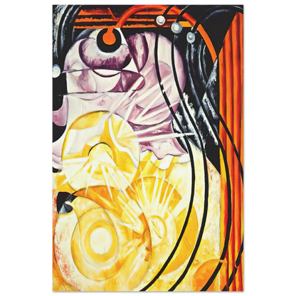 Electric lamp - 1913 - Natalia Goncharova Art Prints - 100x150 cm / 40x60″ inches | Natalia Goncharova Poster | Natalia Goncharova Prints