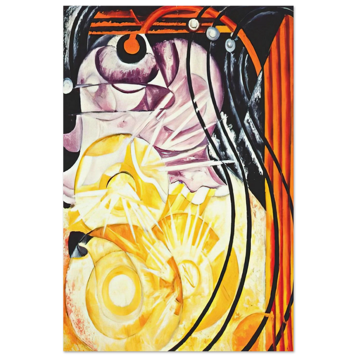 Electric lamp - 1913 - Natalia Goncharova Art Prints - 100x150 cm / 40x60″ inches | Natalia Goncharova Poster | Natalia Goncharova Prints
