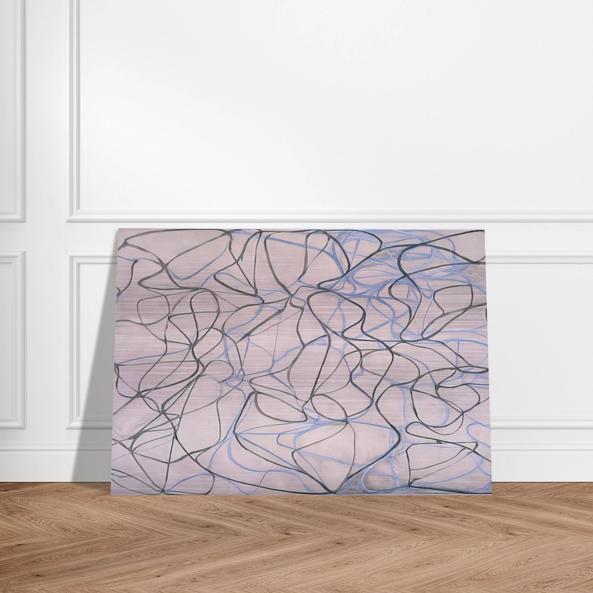 Vine - 1993 - Brice Marden Brushed Aluminum Print - 70x100 cm / 28x40 inches | Brice Marden Aluminum Print | Brice Marden Prints
