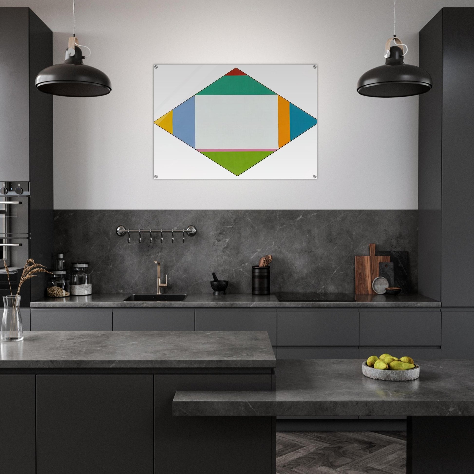 Expansion in Four Directions - 1962 - Max Bill Acrylic Print - 70x100 cm / 28x40″ inches | Max Bill Wall Art | Max Bill Prints