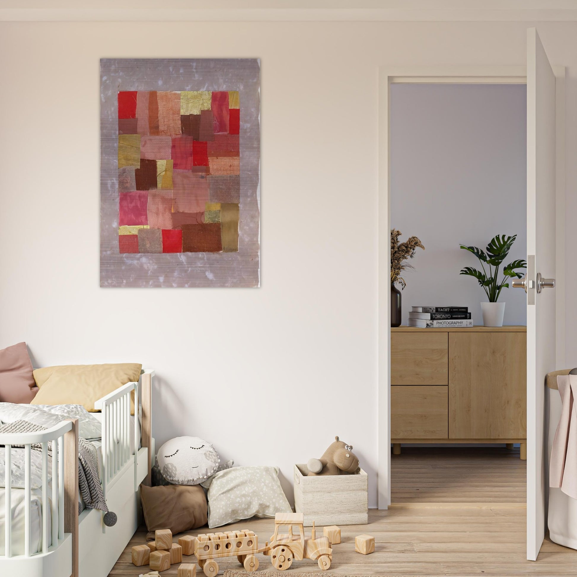 Number 587 - 1952 - Anne Ryan Brushed Aluminum Print - 70x100 cm / 28x40 inches | Anne Ryan Aluminum Print | Anne Ryan Prints