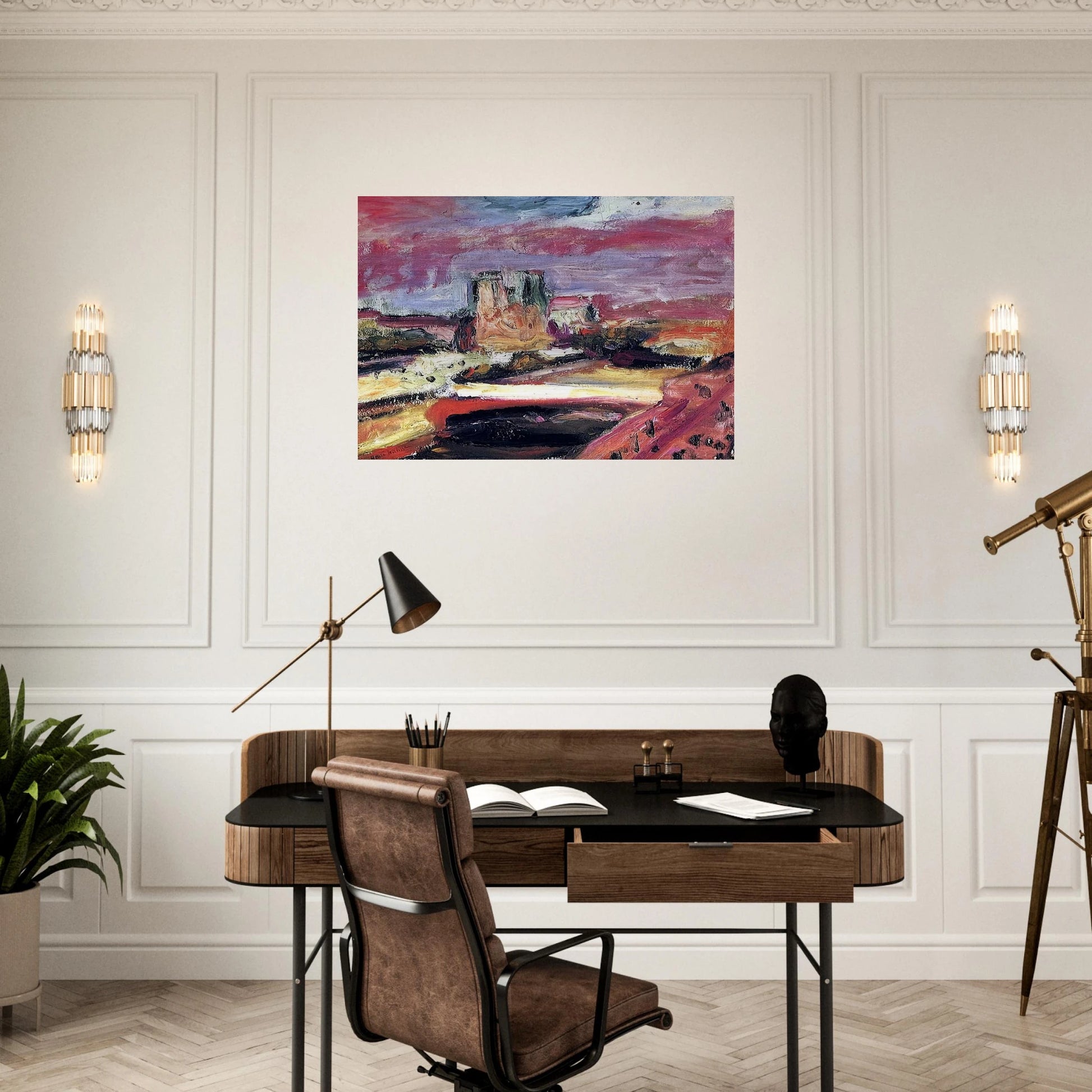 NOTRE DAME 1904 - Henri Matisse Brushed Aluminum Print - 70x100 cm / 28x40 inches | Henri Matisse Aluminum Print | Henri Matisse Prints