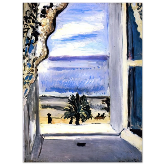 Henri Matisse - THE OPEN WINDOW 1918  75x100 cm / 30x40inches Fine Art Poster