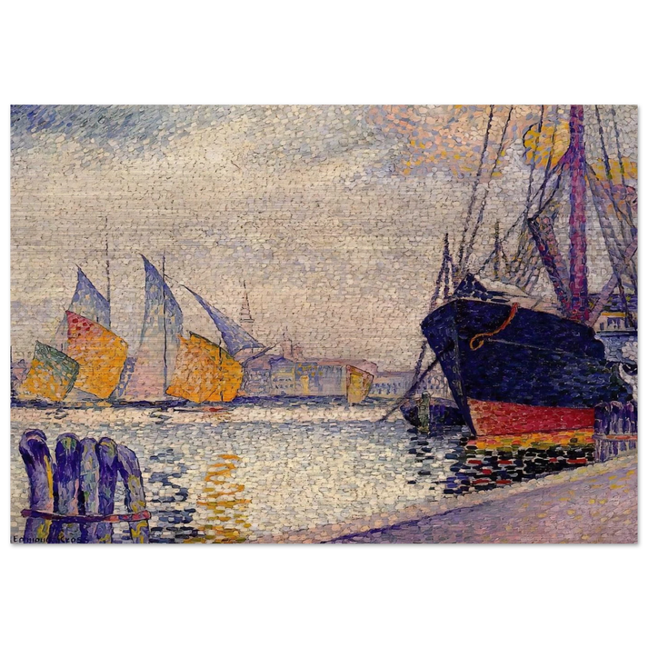 Canal de la Guidecca, Venice - Henri-Edmond Cross Brushed Aluminum Print - 70x100 cm / 28x40 inches | Henri-Edmond Cross Aluminum Print | Henri-Edmond Cross Prints