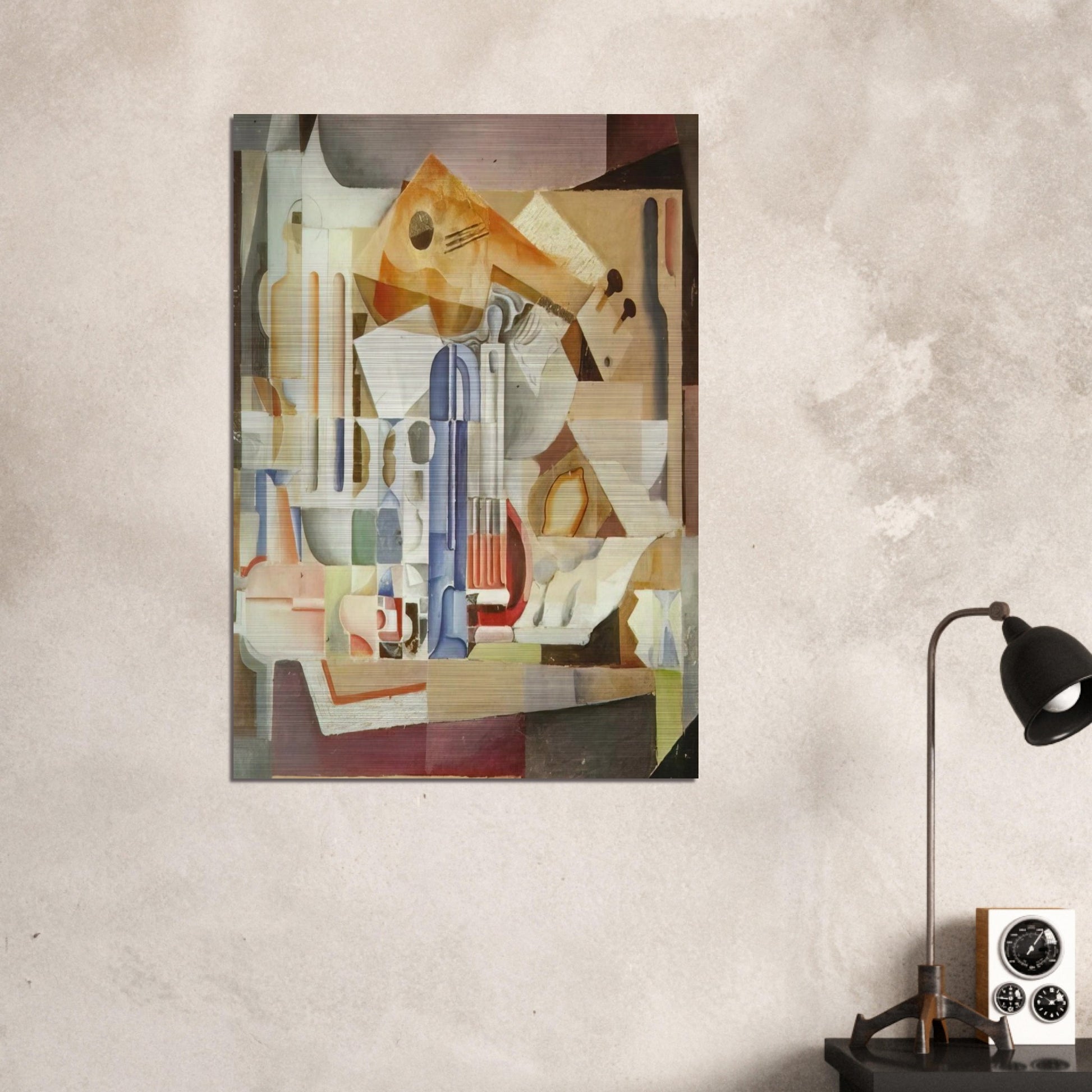 CRYSTALLINE STILL LIFE - Salvador Dali Brushed Aluminum Print - 70x100 cm / 28x40 inches | Salvador Dali Aluminum Print | Salvador Dali Prints