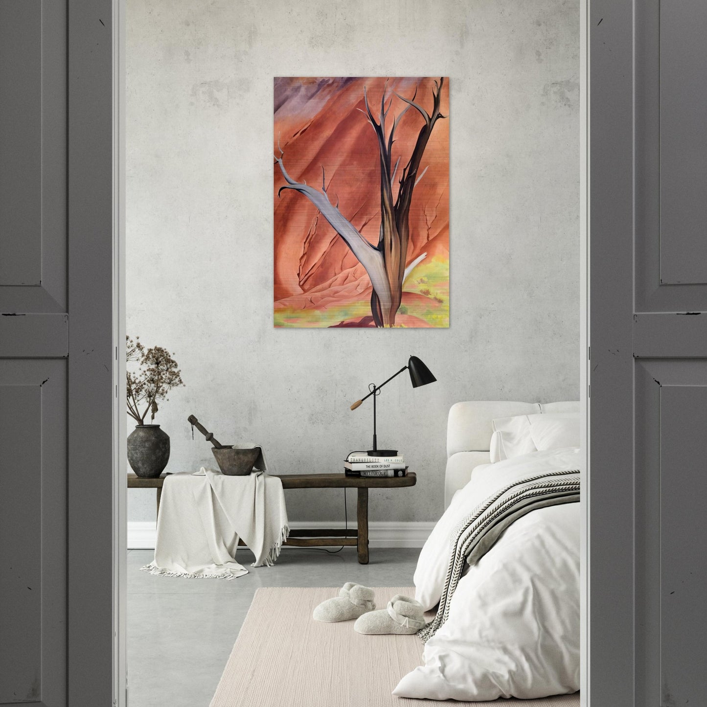 Gerald`s Tree - Georgia O'Keeffe Brushed Aluminum Print - 70x100 cm / 28x40 inches | Georgia O'Keeffe Aluminum Print | Georgia O'Keeffe Prints