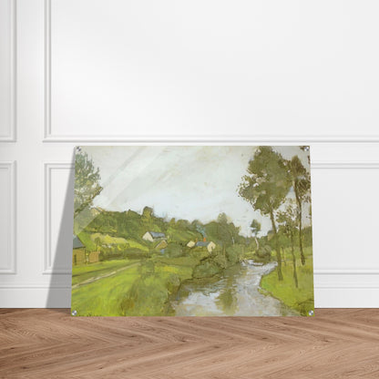 LANDSCAPE LESQUIELLES ST GERMAIN 1903 - Henri Matisse Acrylic Print - 70x100 cm / 28x40″ inches | Henri Matisse Wall Art | Henri Matisse Prints