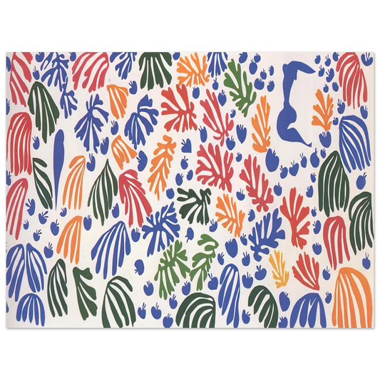 Henri Matisse - LA PERRUCHE ET LA SIRENE 1952  75x100 cm / 30x40inches Fine Art Poster