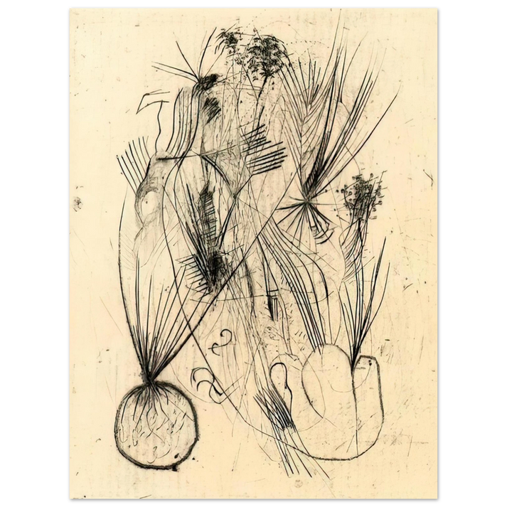 Wols - Planta tuberosa - Surrealism  75x100 cm / 30x40inches Fine Art Poster