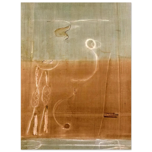 Mark Rothko - Aubade - 1944 Wall Art - 21x29.7 cm / 8x12" - Fine Art Poster-canvas - -