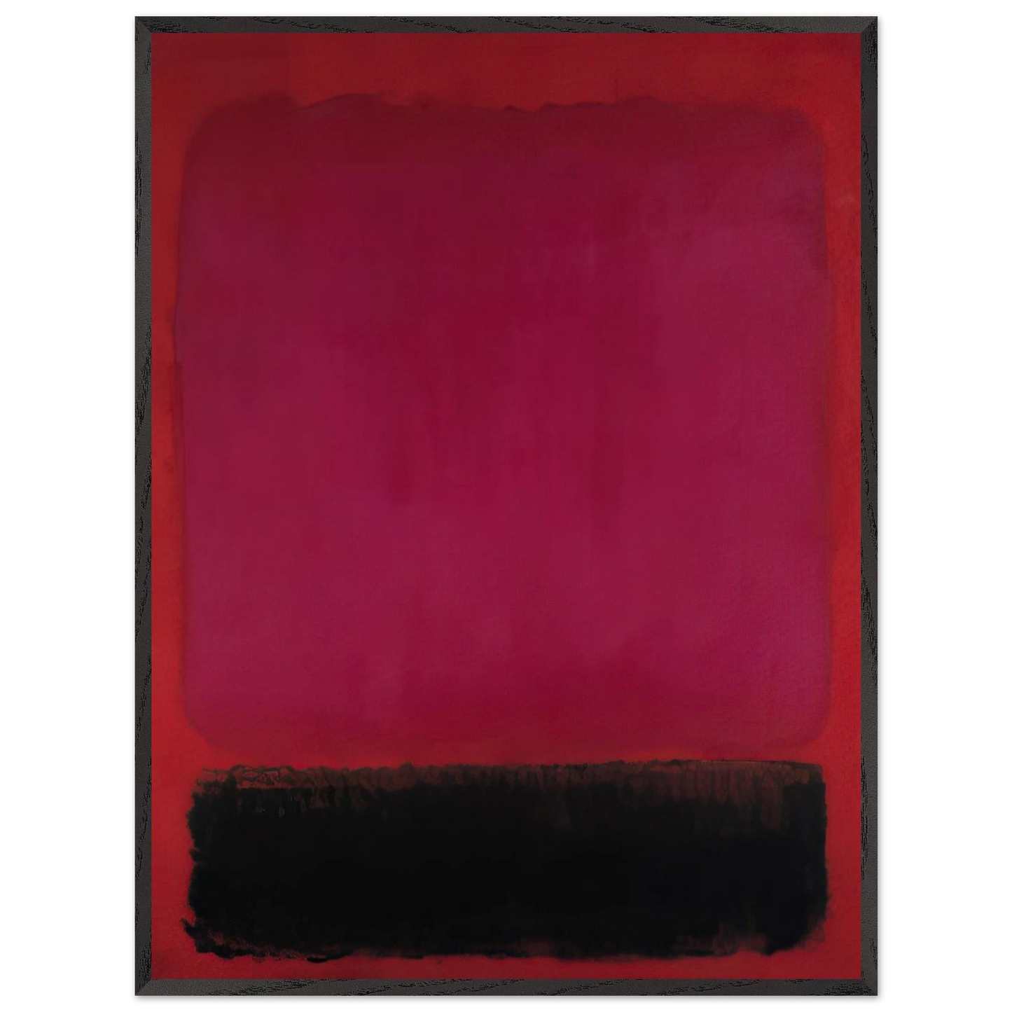 Helen Frankenthaler - Untitled - 1967 Wall art - 40x50 cm / 16x20 inches - Premium Wooden Framed Poster With Fine Art Paper-canvas - White frame