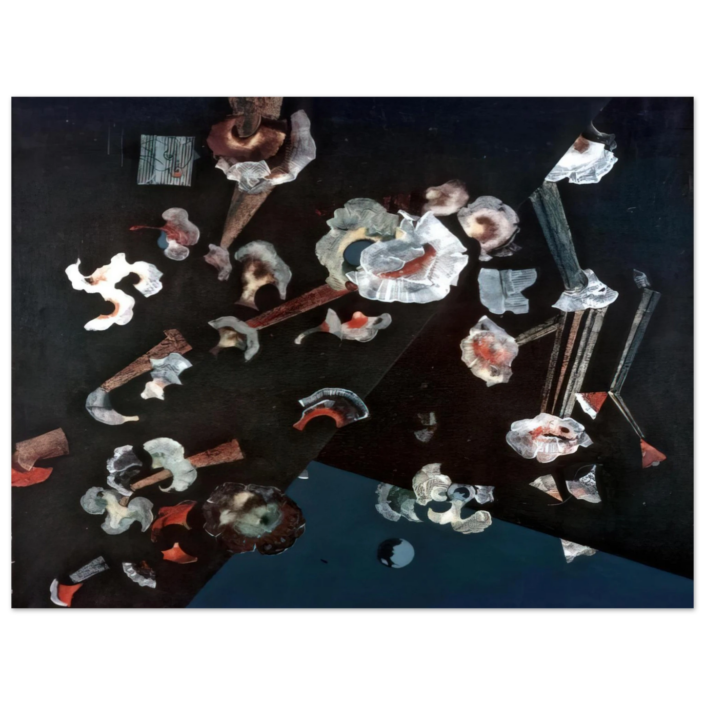 Max Ernst - Flowers of seashells  75x100 cm / 30x40inches Fine Art Poster