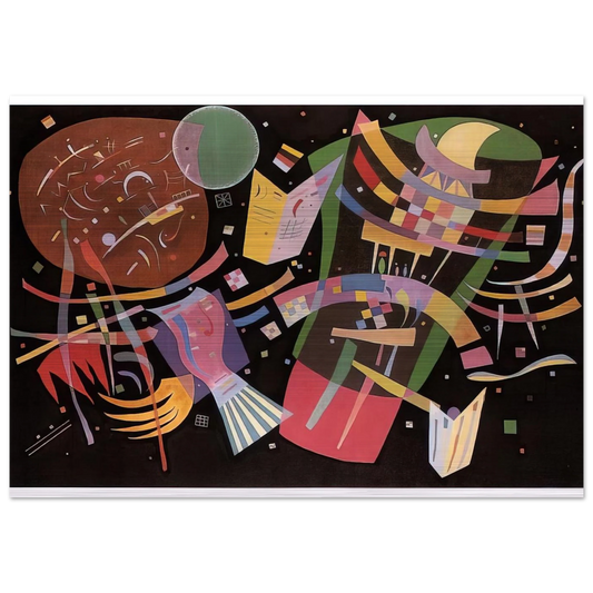 COMPOSITION X 1939 - Wassily Kandinsky Brushed Aluminum Print - 70x100 cm / 28x40 inches | Wassily Kandinsky Aluminum Print | Wassily Kandinsky Prints