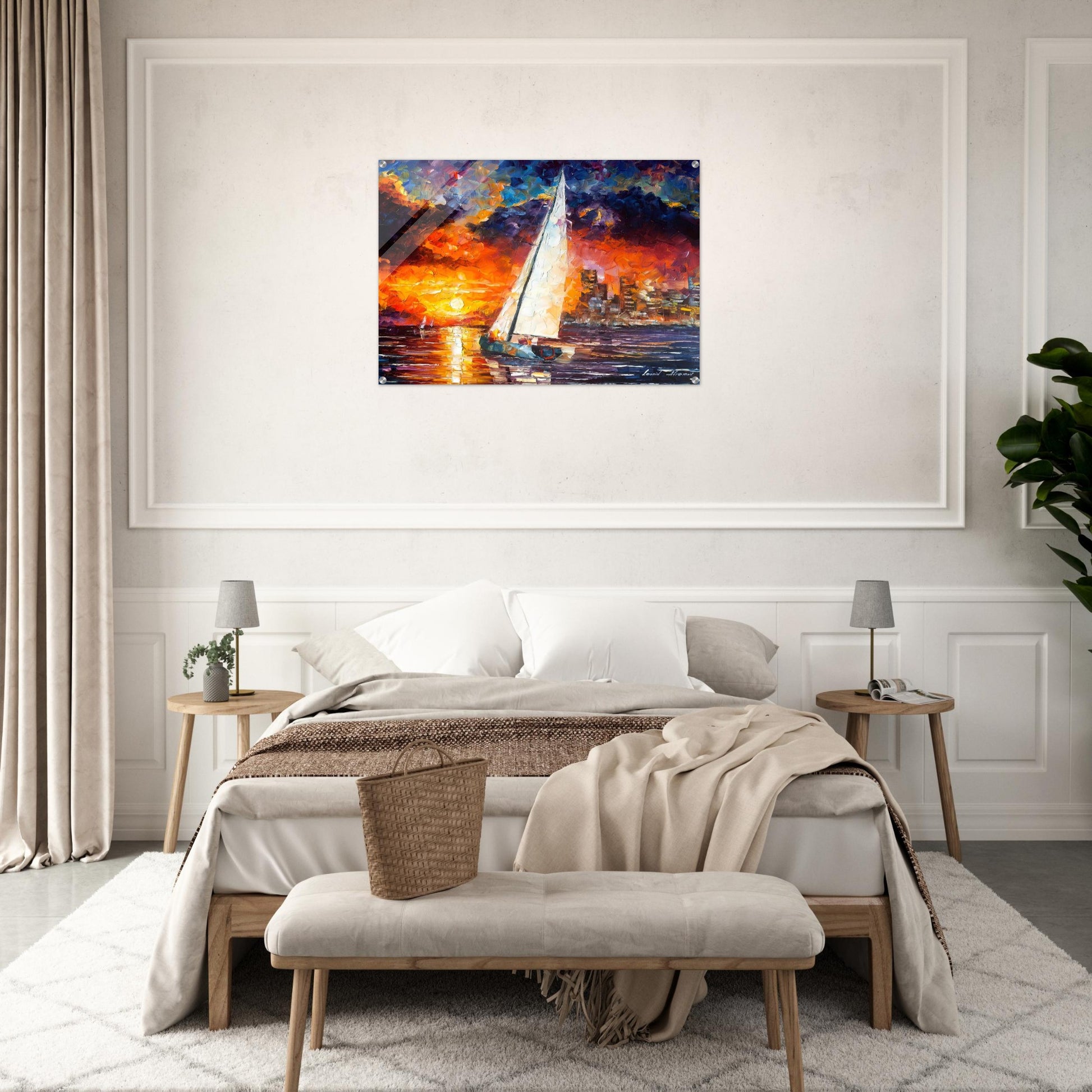 Leonid Afremov - Leonid Afremov Acrylic Print - 70x100 cm / 28x40″ inches