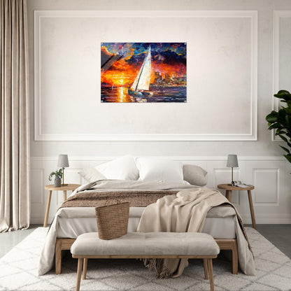 Leonid Afremov - Leonid Afremov Acrylic Print - 70x100 cm / 28x40″ inches
