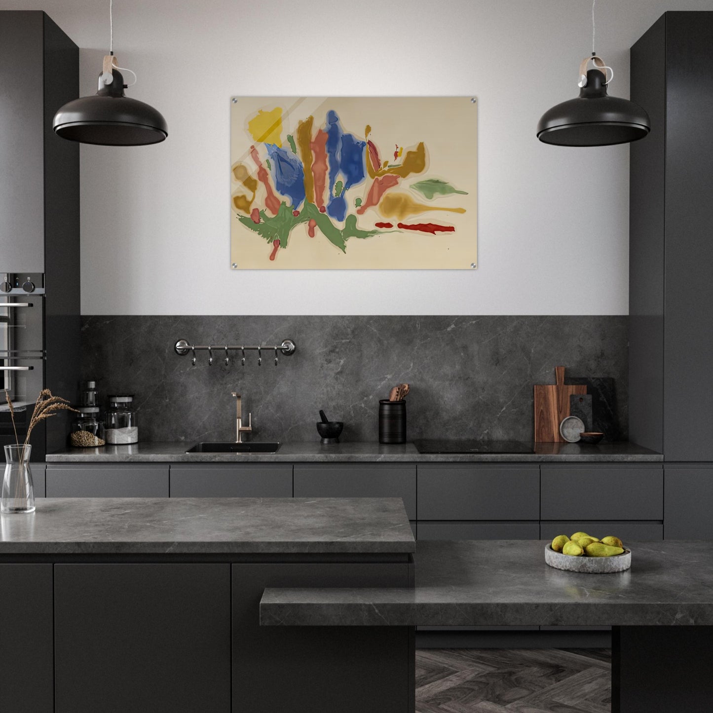 Cool Summer, 1962- - Helen Frankenthaler Acrylic Print - 70x100 cm / 28x40″ inches