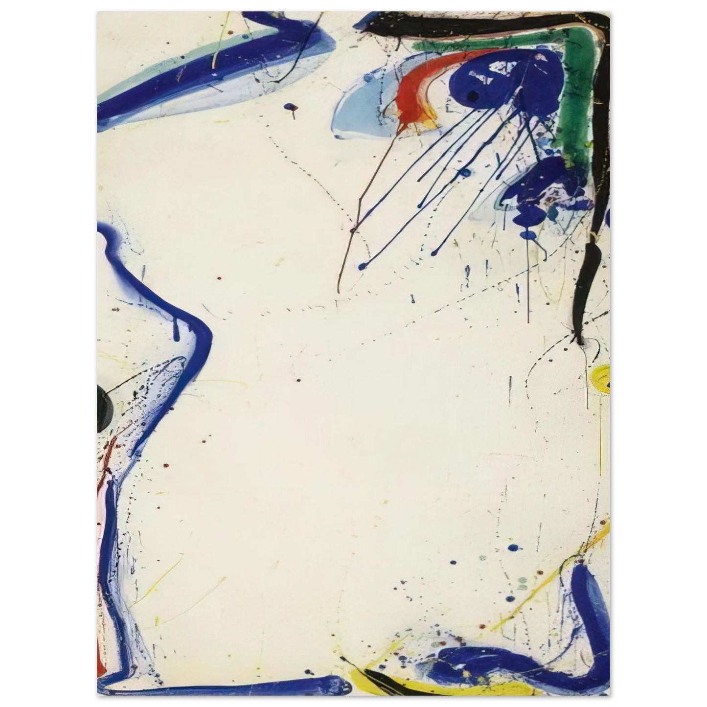 Sam Francis - Eye of Zengai  75x100 cm / 30x40inches Fine Art Poster