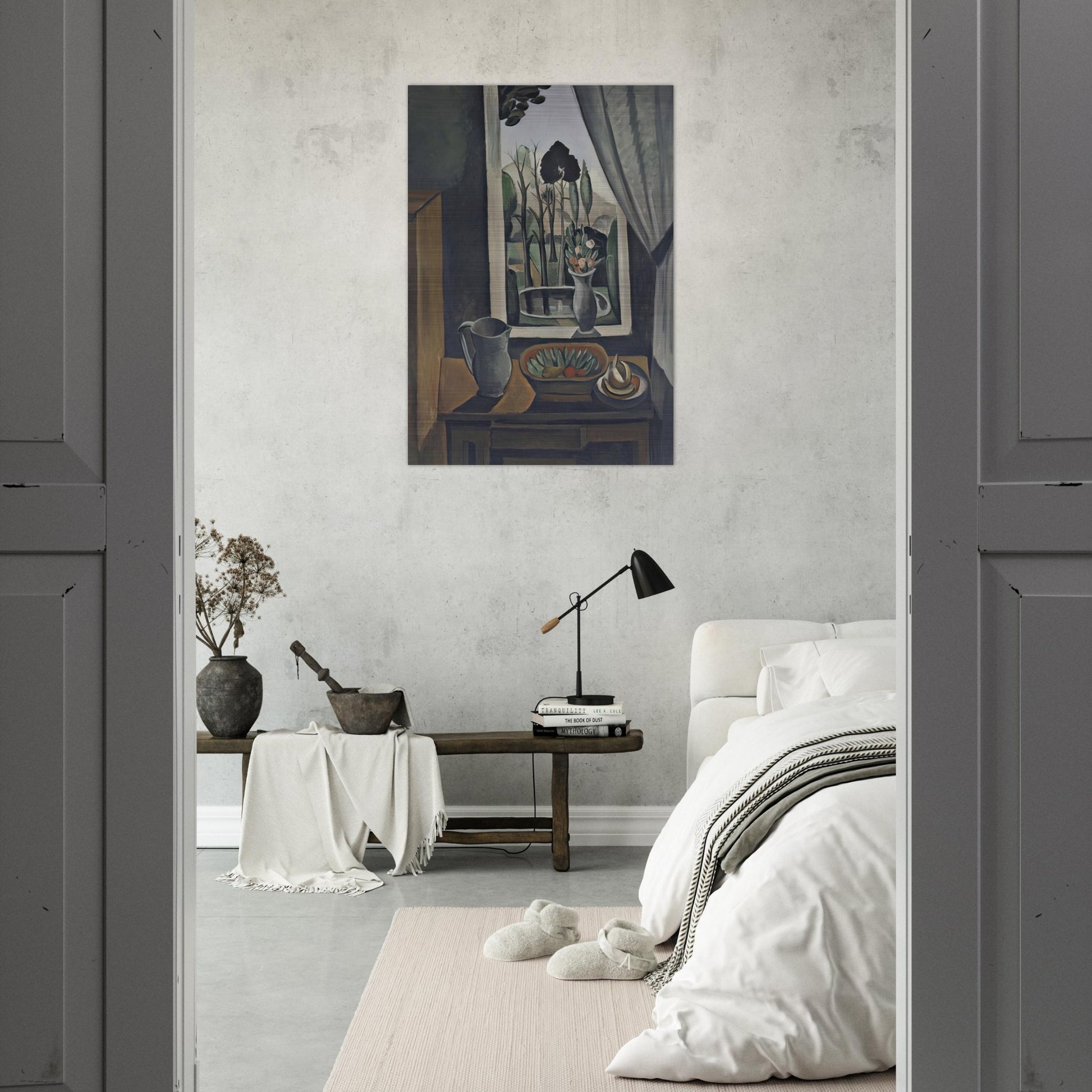 WINDOW AT VERS 1912 - Andre Derain Brushed Aluminum Print - 70x100 cm / 28x40 inches | Andre Derain Aluminum Print | Andre Derain Prints