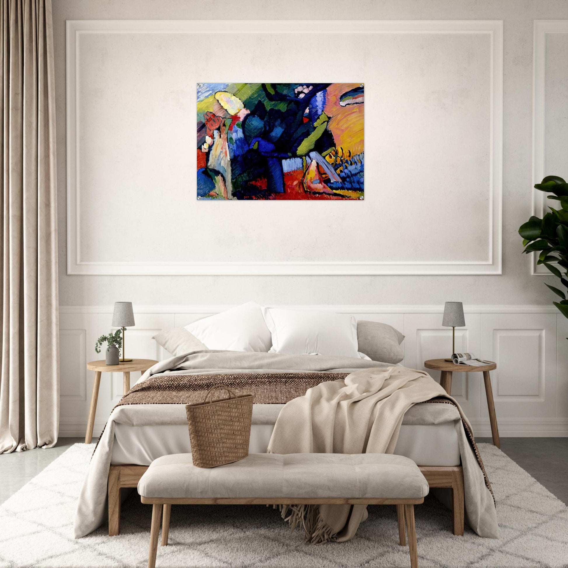 IMPROVISATION 4 1909 - Wassily Kandinsky Acrylic Print - 70x100 cm / 28x40″ inches
