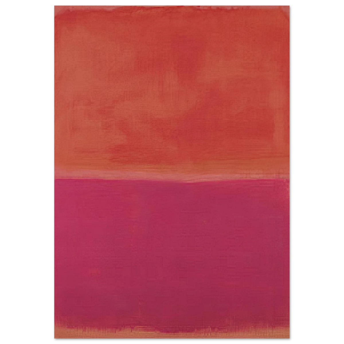 Mark Rothko - No. 3 - 1967 Wall Art - 60x80 cm / 24x32 inches - Fine Art Poster - -