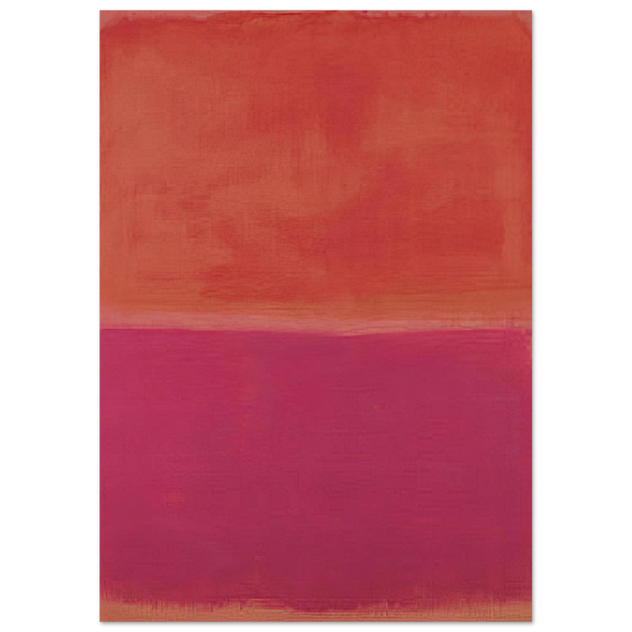 Mark Rothko - No. 3 - 1967 Wall Art - 60x80 cm / 24x32 inches - Fine Art Poster - -