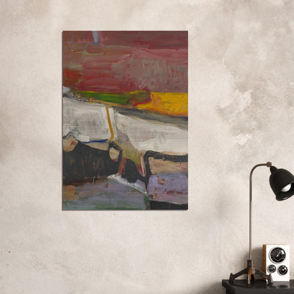 Berkeley #59 - Richard Diebenkorn Brushed Aluminum Print - 70x100 cm / 28x40 inches | Richard Diebenkorn Aluminum Print | Richard Diebenkorn Prints