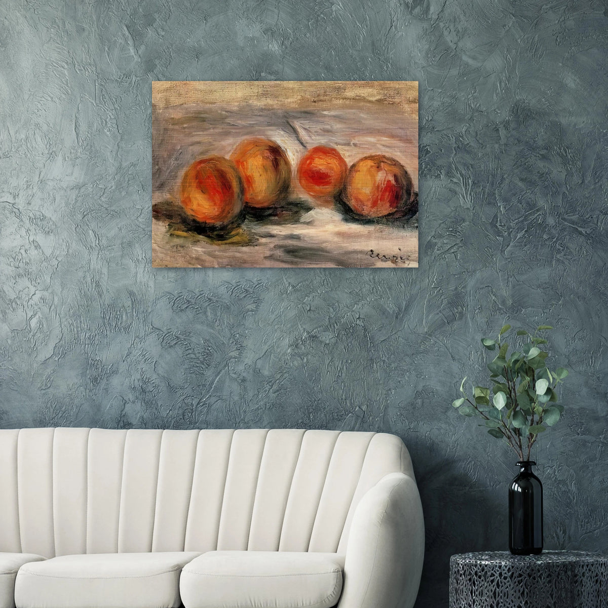 Peaches - Pierre-Auguste Renoir Brushed Aluminum Print - 70x100 cm / 28x40 inches | Pierre-Auguste Renoir Aluminum Print | Pierre-Auguste Renoir Prints