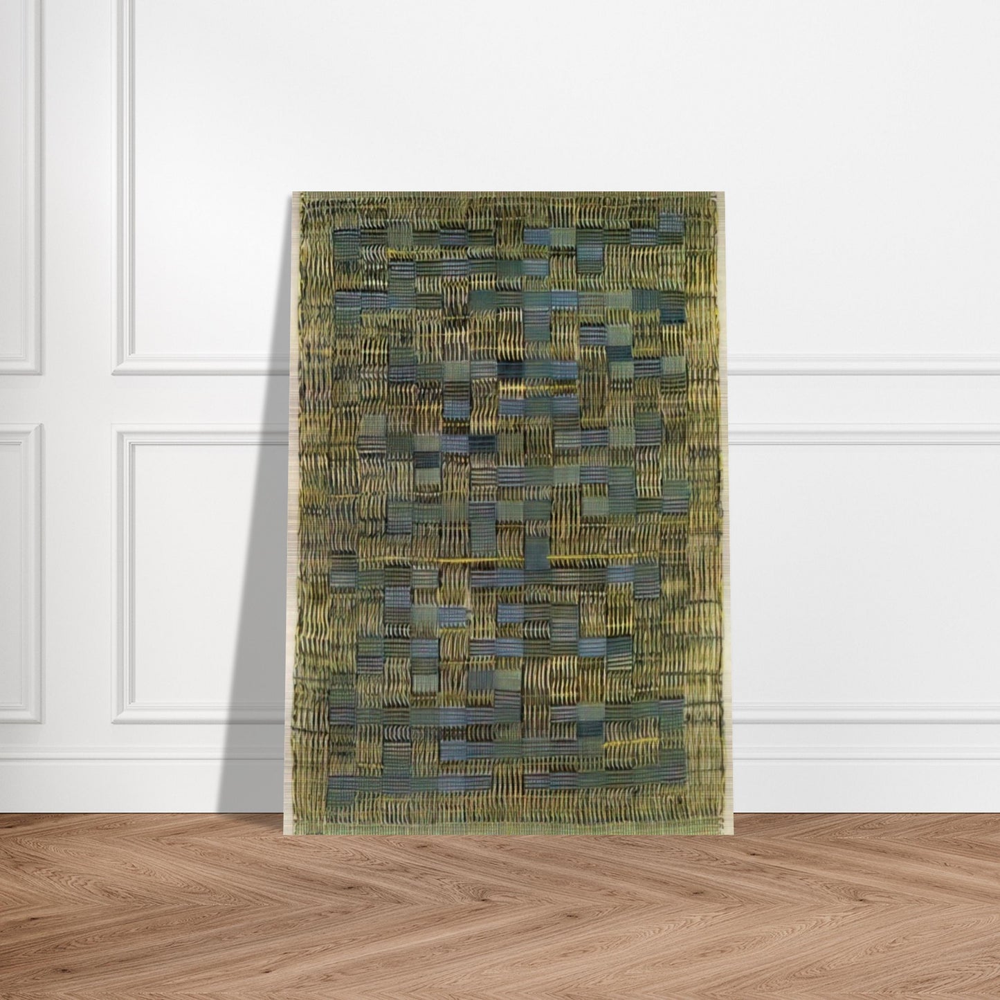 TIKAL 1958 - Anni Albers Brushed Aluminum Print - 70x100 cm / 28x40 inches | Anni Albers Aluminum Print | Anni Albers Prints