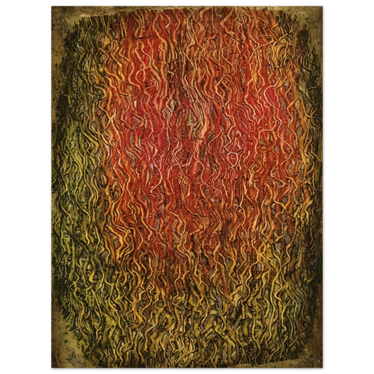 Simon Hantai - Untitled - Surrealism, Tachisme  75x100 cm / 30x40inches Fine Art Poster