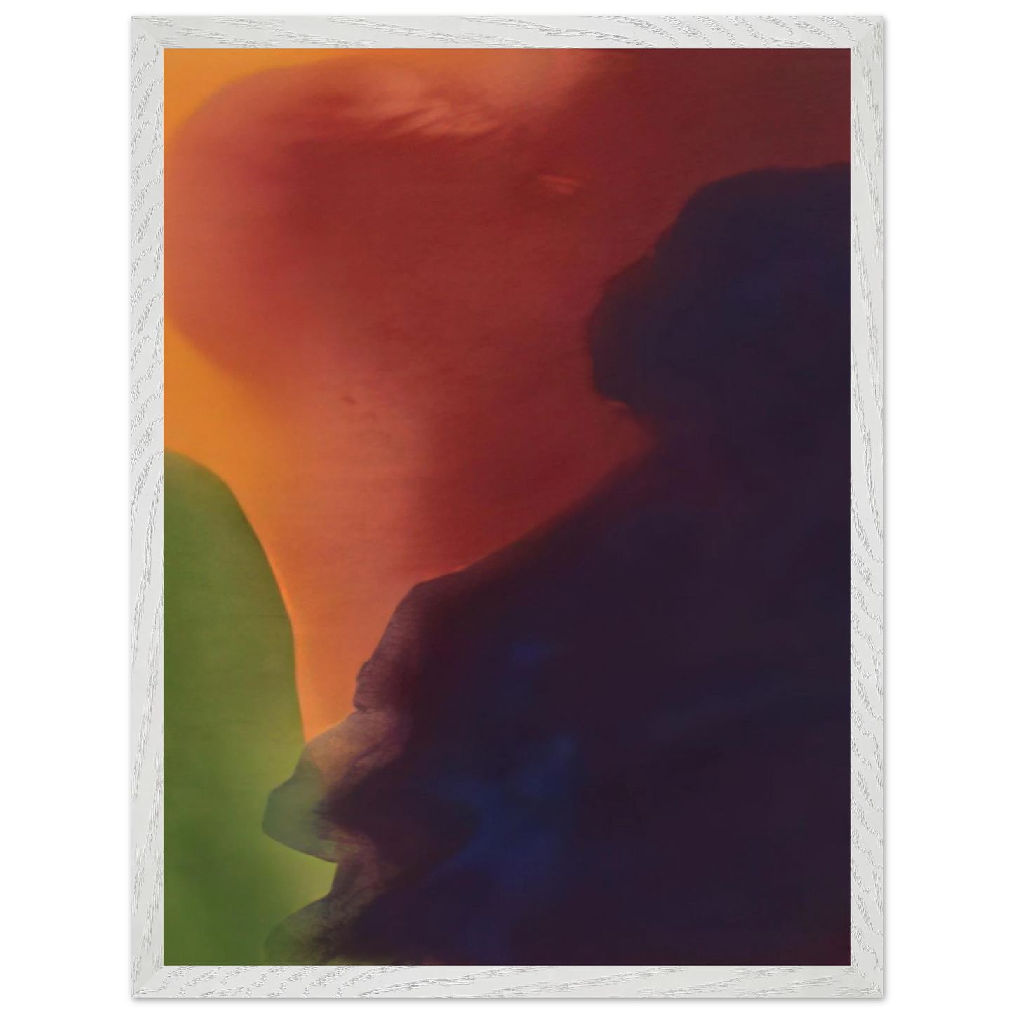 Helen Frankenthaler - Blue Atmosphere III - 1963 Wall art - 75x100 cm / 30x40 inches - Fine Art Poster-canvas - -