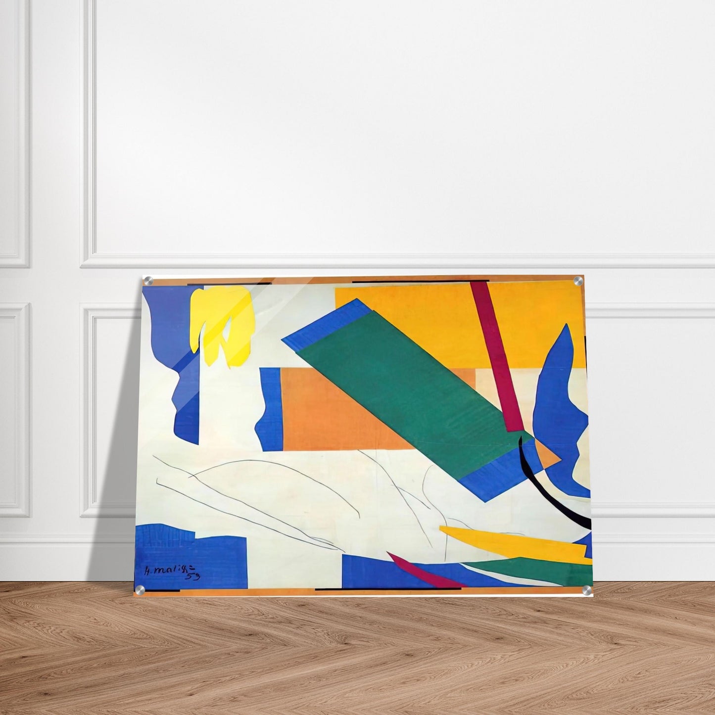 MEMORY OF OCEANIA - Henri Matisse Acrylic Print - 70x100 cm / 28x40″ inches