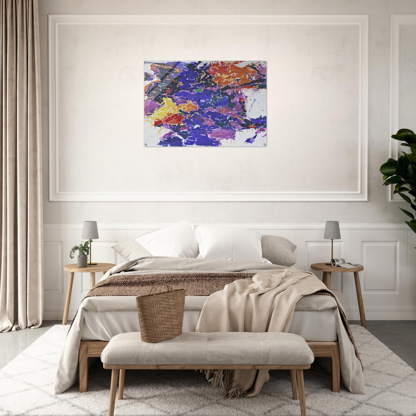 Towards Disappearance II - Sam Francis Acrylic Print - 70x100 cm / 28x40″ inches
